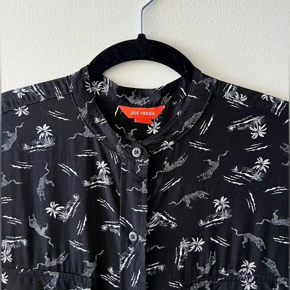 Joe Fresh Black and White Shirtdress - NWOT - Picture 6 of 10